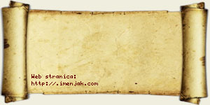 Anđelka Stanimirović vizit kartica